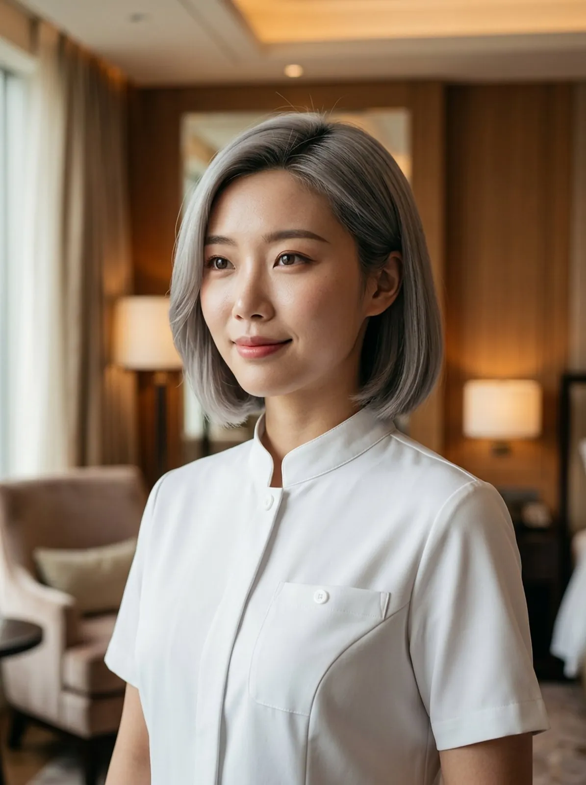 Xiao Wei performing a soothing relaxation massage in a Las Vegas Strip hotel